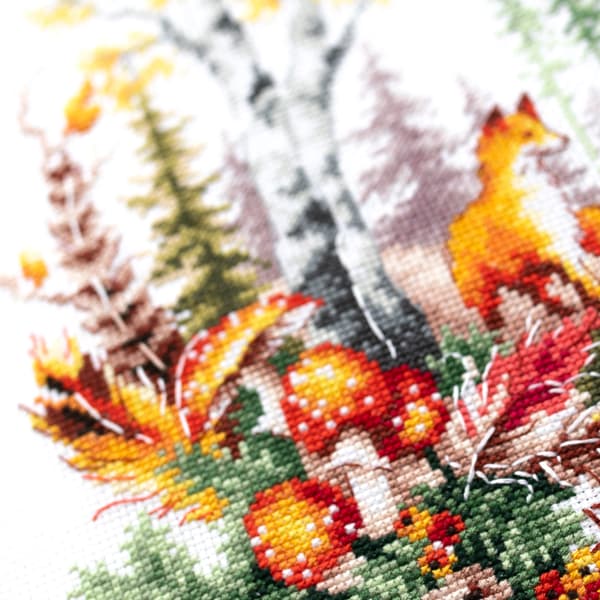 Broderisett Magic Needle "Høstskogens ånd" 17x27 cm