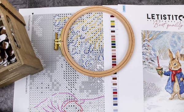 Broderikit LetiStitch L9918 - "Julsång"
