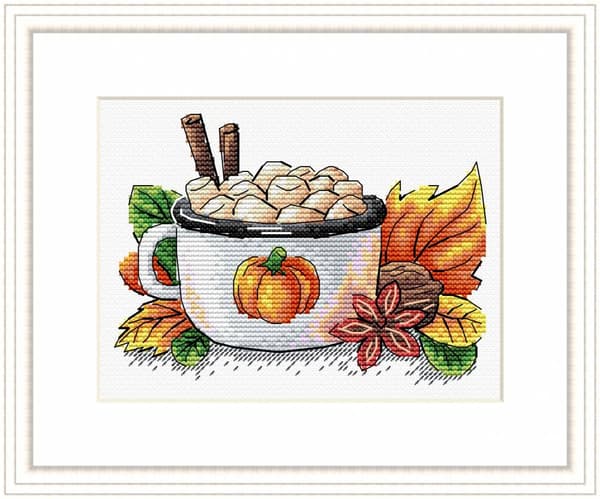 Broderikit MP Studia "Pumpalatte" 15x11 cm
