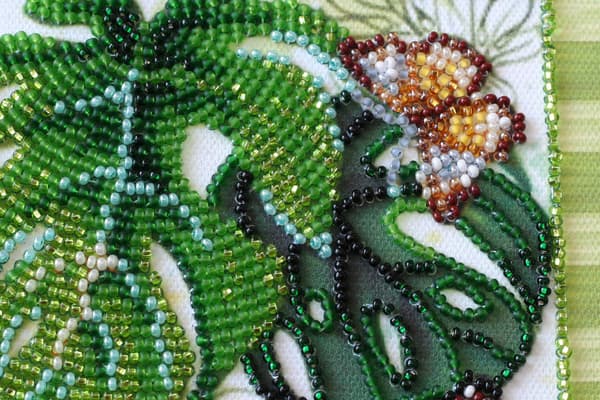 Perlebroderi Abris Art "Monstrene" 20x20 cm