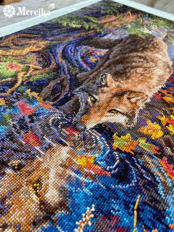 Broderikit Merejka K-217 - "Vild and" 32.5x48 cm