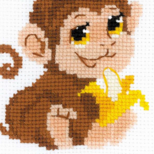 Broderikit Riolis "Apa" 15x15 cm