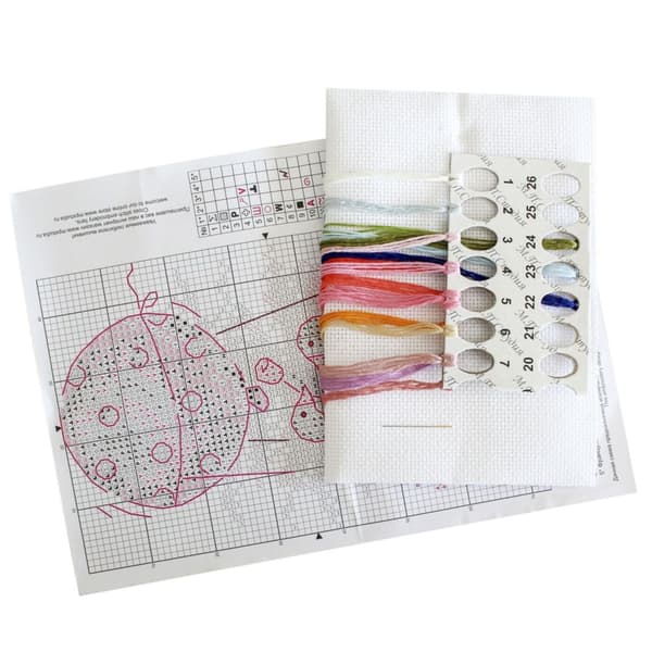 Broderikit MP Studia "Romantisk flygning" 8x13 cm