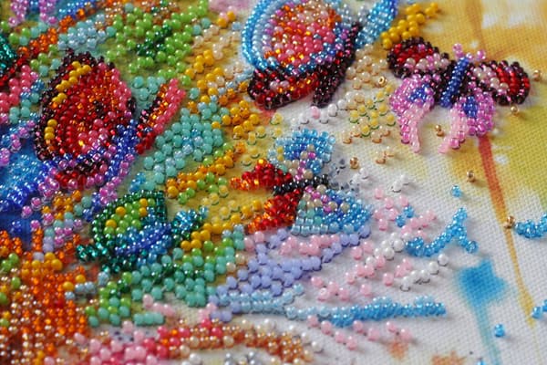 Perlebroderi Abris Art "Lydgnister" 30x40 cm