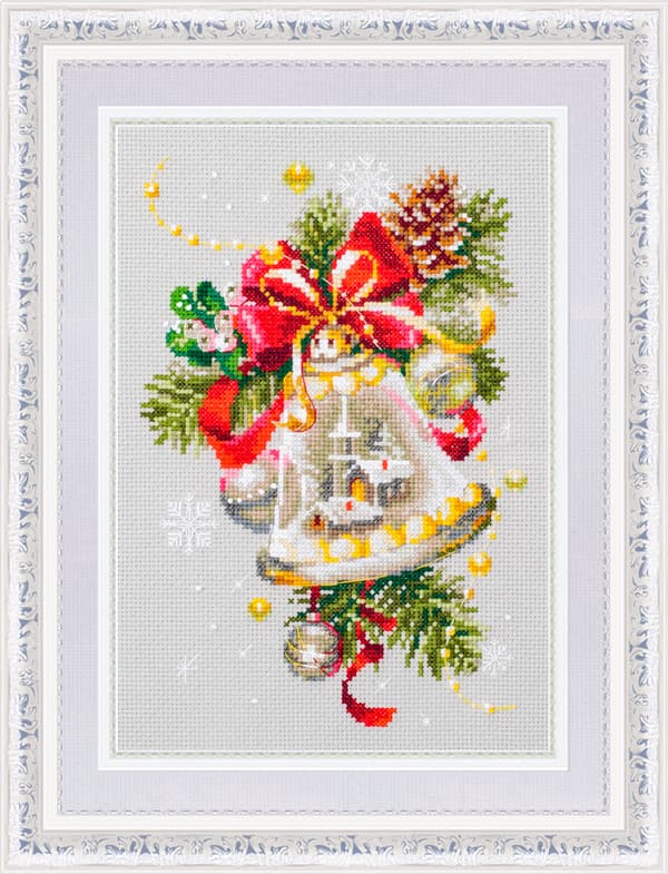 Broderikit Magic Needle "Julbjällra" 16x23 cm