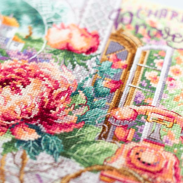Broderikit Magic Needle "Charmiga Provence" 26x26 cm