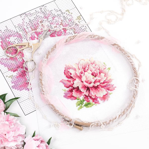 Broderisett Magic Needle «Pion» 11x11 cm