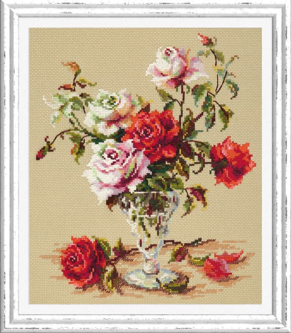 Broderisett Magic Needle "Kjærlighetssang" 24x29 cm