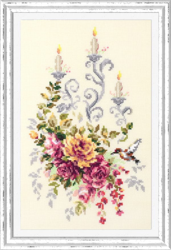 Broderisett Magic Needle "Festlig etui" 17x27 cm