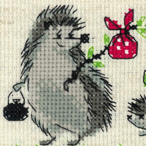 Broderisett Riolis "Pinnsvin" 24x8 cm