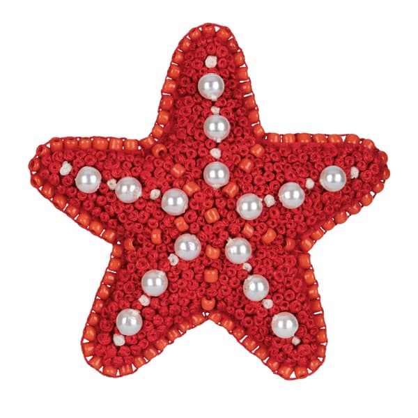 Broderikit Klart "Broche. Søstjerne" 5.5x5.5 cm