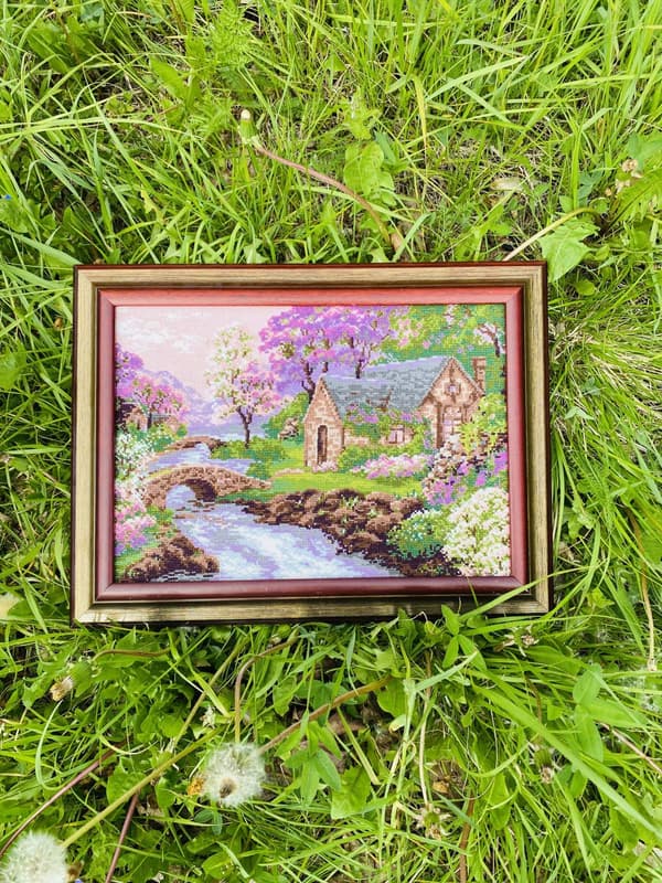 Broderikit Riolis "Forårssyn" 38x26 cm
