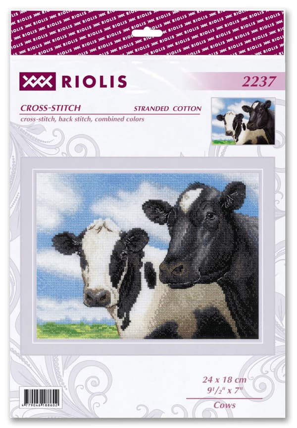 Ristipistopakkaus - Riolis "Kor" 24x18 cm