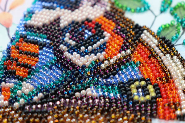 Perlebroderi Abris Art "Farveharmoni" 20x20 cm
