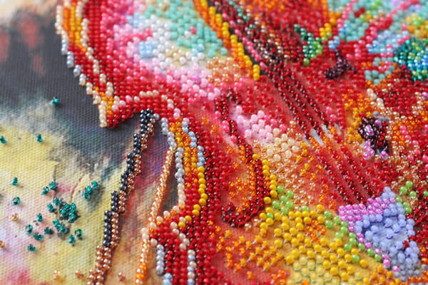 Perlebroderi Abris Art "Lydgnister" 30x40 cm