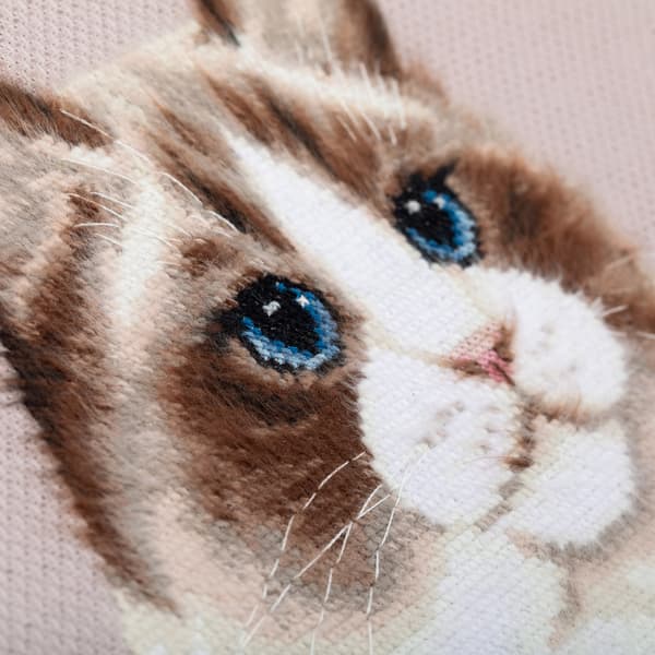 Broderisett Panna «Ragdoll» 24,5x19,5 cm