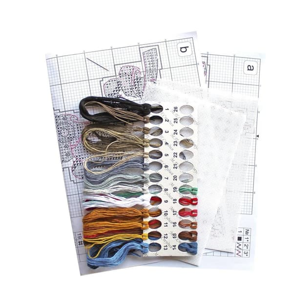 Broderisett Plastic Canvas MP Studia "Vedhugger" 10x20 cm