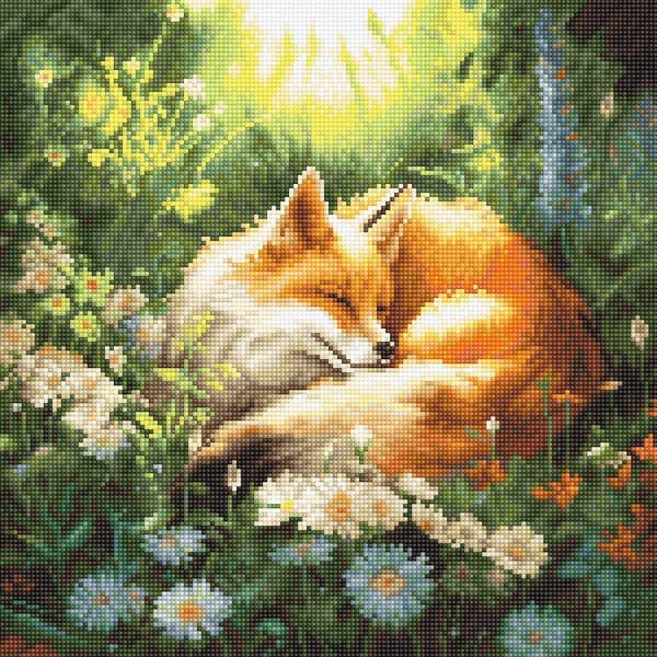 Broderikit LetiStitch L8103 - "Sommar­drömmar" 24x24 сm