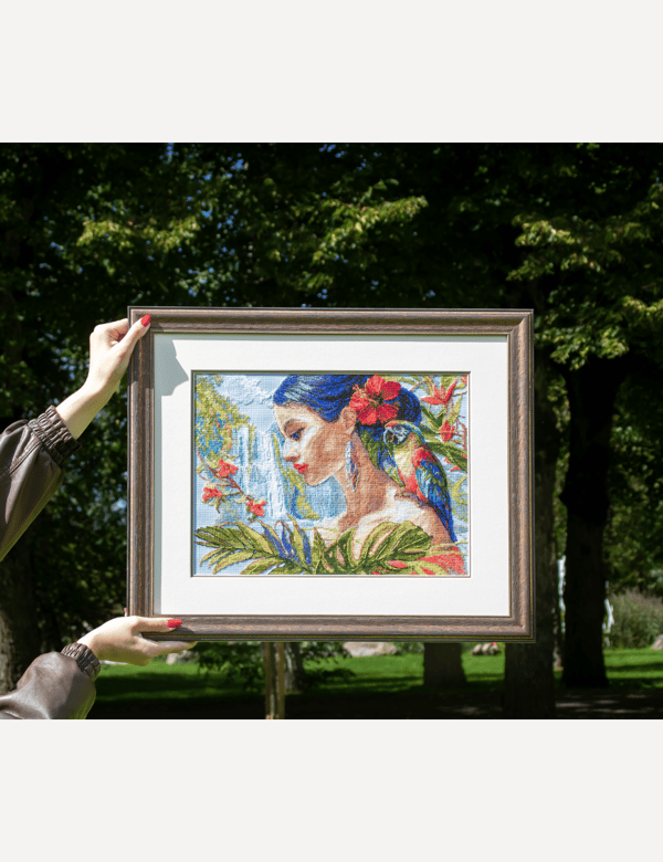 Broderikit Aine "Moder Natur. Troper" 40x30 cm