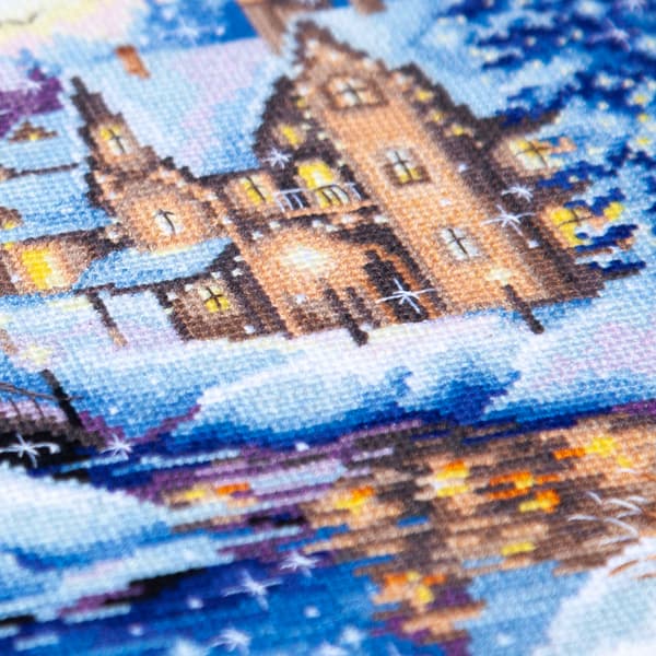 Broderikit Magic Needle "Stilla natt" 26x26 cm