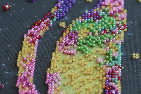 Perlebroderi Abris Art "Killingernes spinden" 25x42cm