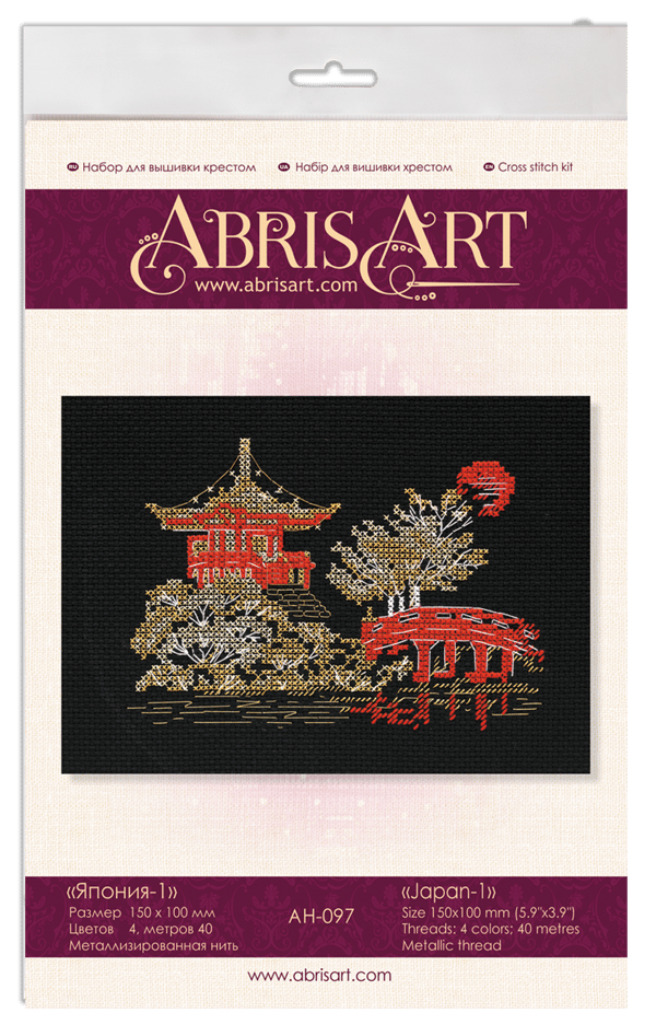 Broderikit Abris Art "Japan" 15x10 cm