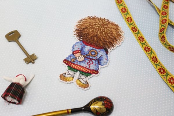 Broderisett Plastic Canvas MP Studia "Husbeskytter" 10x16 cm