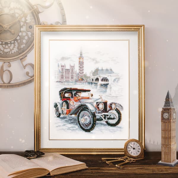 Broderikit Magic Needle "Retro Stil. Storbritannien" 16x20 cm