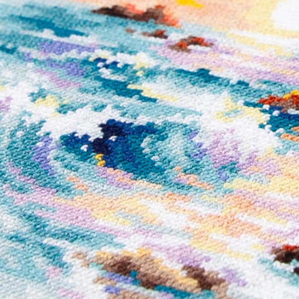 Broderikit Magic Needle "Fyra element" 18x18 cm