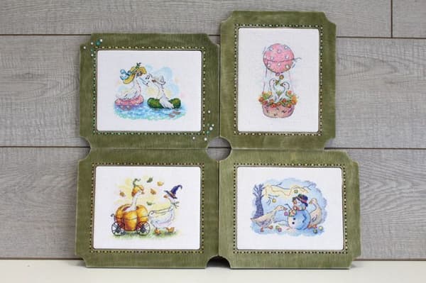 Broderikit MP Studia "På havet" 13x10 cm
