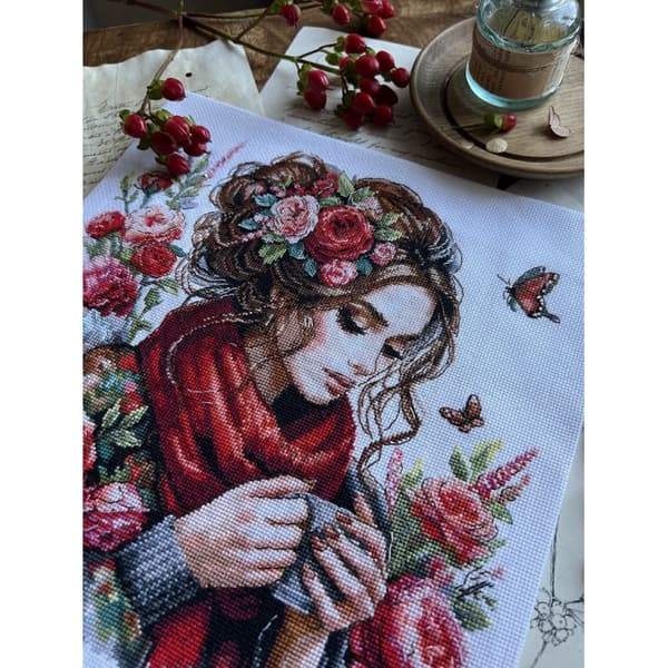 Broderikit Andriana "Harmoni" 24x24 cm