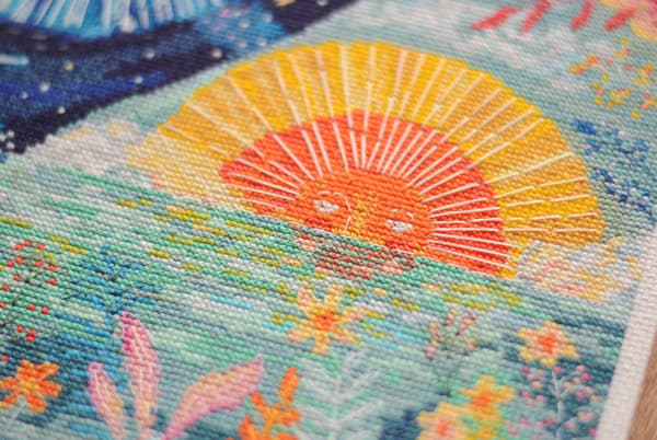 Broderisett Abris Art "Vårjevndøgn" 27x34 cm