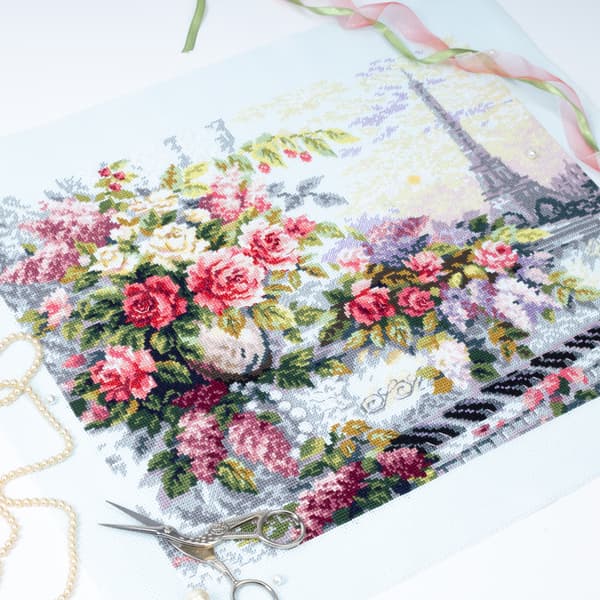 Broderikit Magic Needle "Paris melodier" 40x31 cm