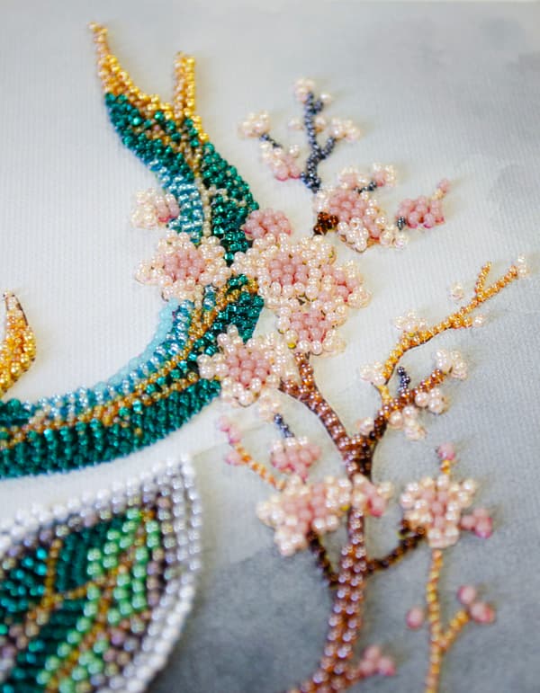 Perlebroderi Abris Art "Skovens ånd" 24x36cm