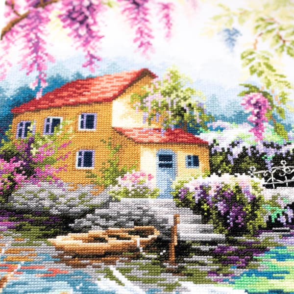 Broderikit Magic Needle "Drømmesø" 30x45 cm