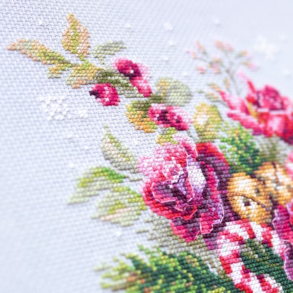 Broderikit Magic Needle "Julöverraskning" 17x27 cm