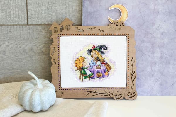Broderisett MP Studia "Ettermiddagste" 12x11 cm