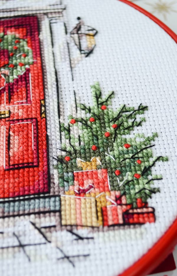 Broderisett Abris Art "Festlig mottakelse" 15x15cm