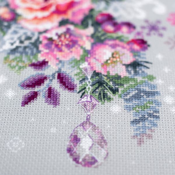 Broderisett Magic Needle "Vinterfantasi" 18x29 cm