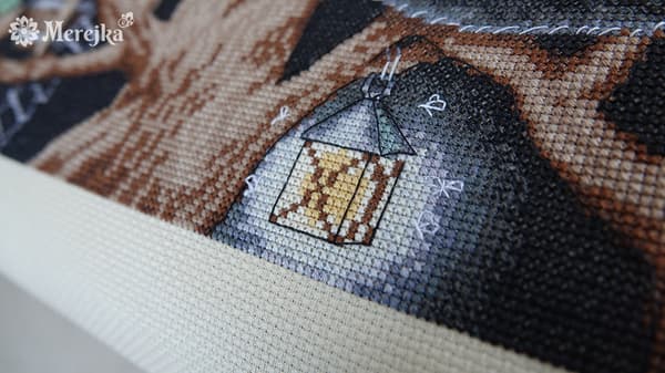 Broderikit Merejka K-112 - "Den gamle melodi" 38x38 cm