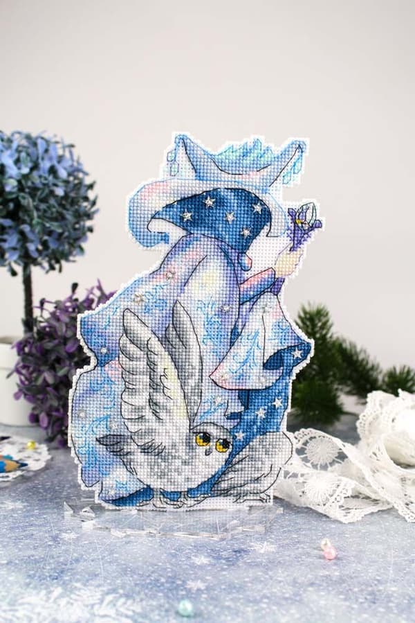 Broderisett Plastic Canvas MP Studia "Snødronningen" 20x13cm