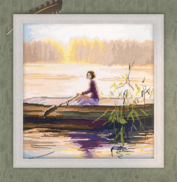 Broderisett RTO "Morgonlys" 22.5x23 cm