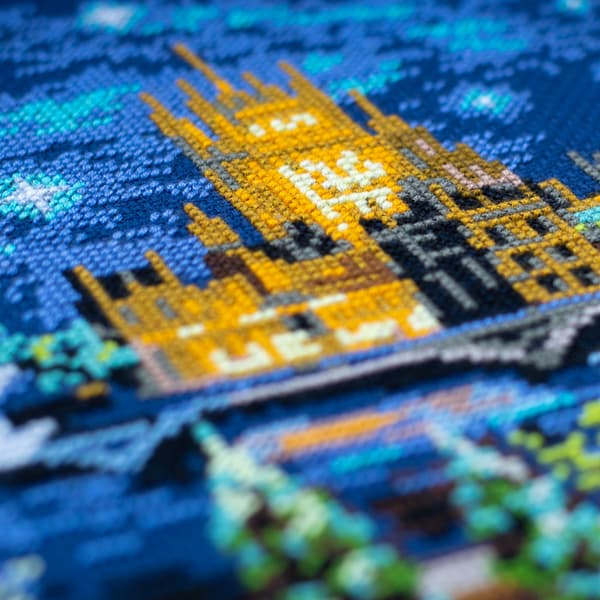 Broderikit Magic Needle "Date i London" 40x30 cm