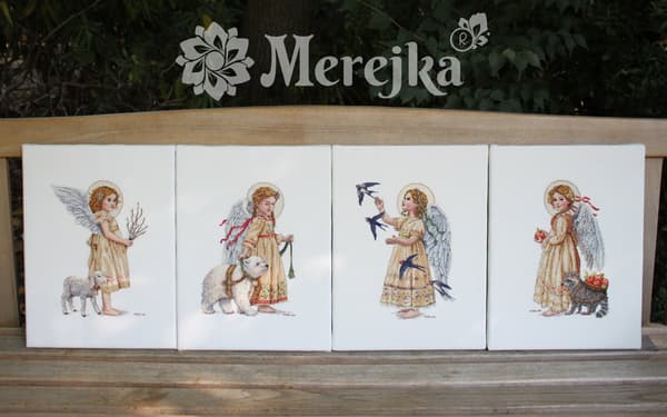 Broderikit Merejka K-258B - "Sommarkänsla" 22x28 cm