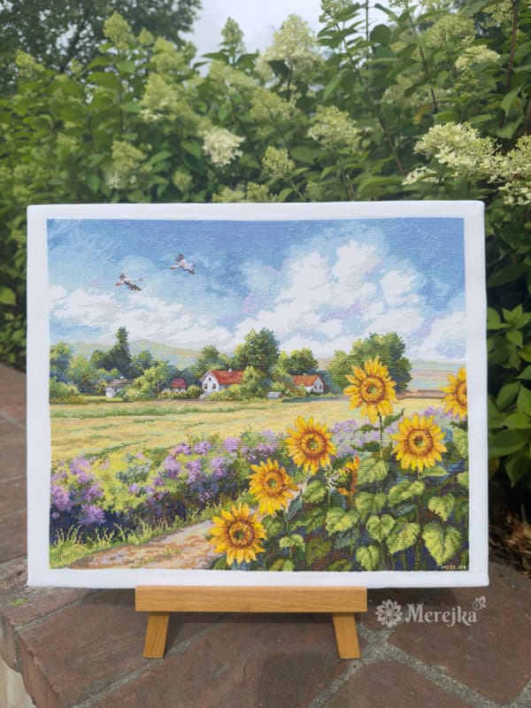 Broderikit Merejka K-273 - "Vejen hjem" 32x37.5cm