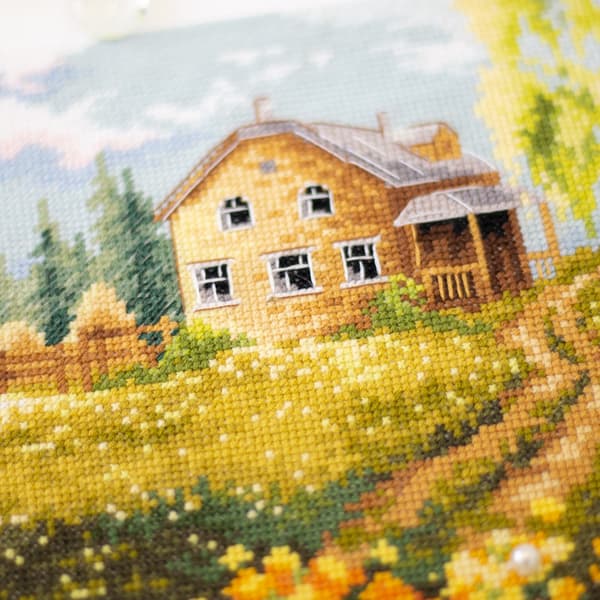 Broderikit Magic Needle "Bydamm" 40x31 cm