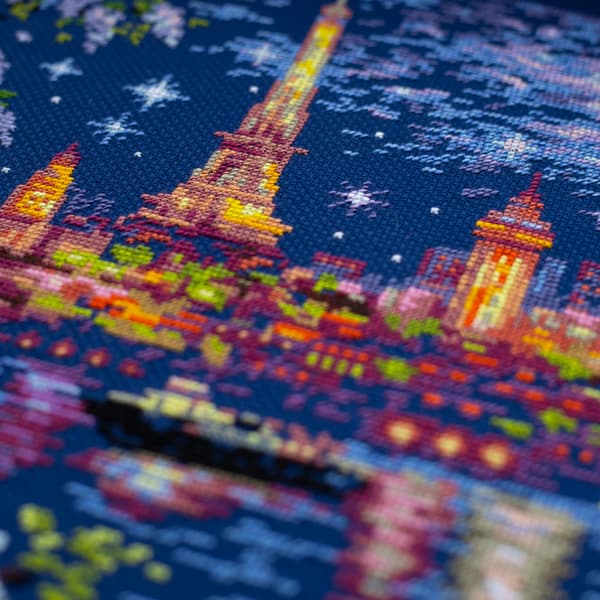 Broderisett Magic Needle "Helg i Paris" 40x30 cm