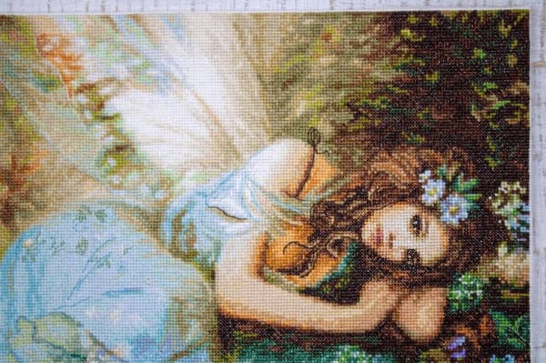 Broderikit LetiStitch LETI960 - "Forårsflod" 40x30 cm