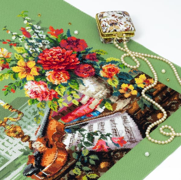 Broderikit Magic Needle "Londons musik" 40x31 cm