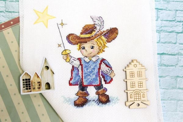 Broderikit MP Studia "Musketerer" 9x13 cm
